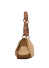Shoulder Bag, &pound;275, Handbags, Brown, Nylon, Bottom view